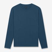 Earth Positive Long Sleeve T-shirt - Denim Blue - M