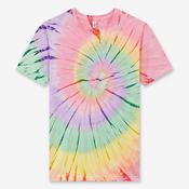 Earth Positive Jersey T-shirt - Tie Dye Rainbow - L