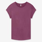 Earth Positive Women's Rolled Sleeve T-shirt - Faded Burgundy - M