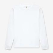 Earth Positive Premium Long Sleeve T-shirt - White - XS