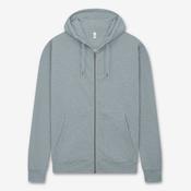 Earth Positive Zip-up Hoodie - Sport Grey - L
