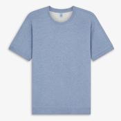 Earth Positive Short Sleeve Sweatshirt - Light Blue Heather - M