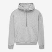 Earth Positive Women's Half-Zip Hoodie - Sueded Light Heather - 2XL