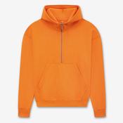 Earth Positive Women's Half-Zip Hoodie - Sueded Orange - XS