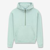 Earth Positive Women's Half-Zip Hoodie - Sueded Slate Green - XL