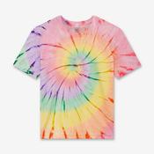 Earth Positive Children's T-shirt - Tie Dye Rainbow - 11-12 Yrs / 146-152 cm