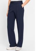 Olsen Trousers With Quilted Crease - Ink Blue - 40