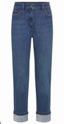 Olsen REPREVE® Women's Mona Straight Cuff Jeans - Neo Comfort - Denim - 40