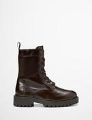 Marc O Polo Lace-Up Boots With Inside Zipper - Dark Brown - 39 image
