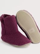 Seasalt Night Sky Borg Slipper Booties - Clove - m image
