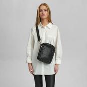 Depeche Crossover Bag In Strong And Nice Leather Quality / 15092 - Black (Nero) - one-size