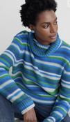 Seasalt Home  Braque Striped Jumper with Wool Braque Striped Jumper with Wool - Concertina Shore Multi - uk10