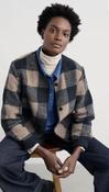 Seasalt Home  Merywen Checked Jacket Merywen Checked Jacket - Maritime - uk14