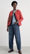 Seasalt  Swift Barn Organic Cotton Quilted Jacket  - Tomato - uk8