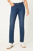 Olsen Lisa Straight Fit Jeans With Stretchy Comfort - Refresh - Blue Denim - 36