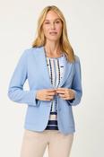 Olsen Blazer With Two Buttons - Refresh - Blue - 42