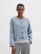 Marc O Polo R-Neck Cardigan - Grey Horizon - s