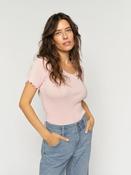 Mos Mosh MMElaine Seamless Silk O-SS Tee - Ballet Slipper - l