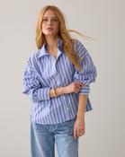 Summum Striped blouse - Blue - 40