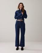 Summum Flared Jeans In Rinse Denim - 40