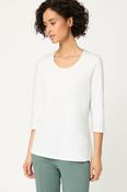 Olsen  Edda T/Shirt - Spring Garden - Cream - 34