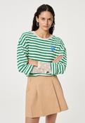 Fabienne Chapot Celina Top - Cosy White / Green - xl