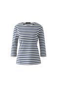 Oui SOLEILA T-Shirt - Blue White - 34