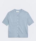 Ese 0 Ese Caroline Cardigan - Steel Blue - l