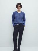 Ese 0 Ese Jackie  Cotton  Cardigan - Regata Blue - m