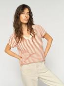 Mos Mosh MMKala Stripe Tee - Spicy Orange - l