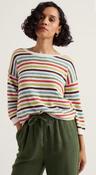 Seasalt Knavock Striped Jumper - Mini Cornish Carnelian Multi - uk8