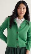 Seasalt Tern Tide Cardigan - Pea Pod - uk8