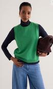 Seasalt East View Knitted Vest - Pea Pod - uk16 image