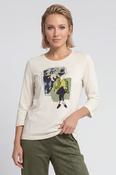 Olsen Edda Beige Women's Printed Blouse - Modern Balance - 38 image