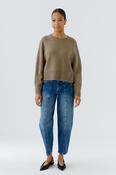 Oui Pullover - Taupe - 38