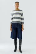 Oui Pullover - Cream/ Grey - 34 image