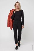 Olsen Lisa Straight Women's Black Trousers - Boho Chic - 40 image