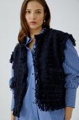 Oui Waistcoat - Dark Blue - 34 image
