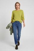 Olsen Henny Sweater With Round Neck - Modern Balance - Wild Lime - 40 image