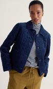 Seasalt Incoming Tide Quilted Jacket - French Blue - uk10
