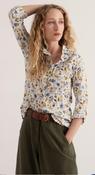 Seasalt Larissa Shirt - Seed Collecting Chalk - uk14