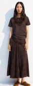 Ese O Ese Galway  Skirt - Burgundy Check - m