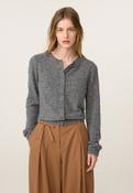 Fabienne Chapot Lidia Button Cardigan - Mid Grey Melange - m