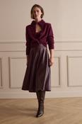 Oui Skirt Leather Look - Bramble Berry - 40 image