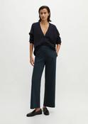 Marc O Polo Jersey Pants Regular Made From Interlock Quality - Martime Blue - 40