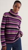 Seasalt Home  Braque Striped Jumper - Concertina Purple Coral - uk14