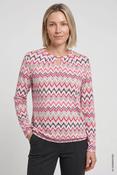 Olsen Clara Women's Blouse With Ethnic Geometric Pattern - Mountain Resort - 38 image