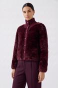 Oui Knitted Cardigan - Bramble Berry - 40