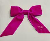 Pink Velvet Bow Child image