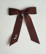 Chocolate Brown cotton bow